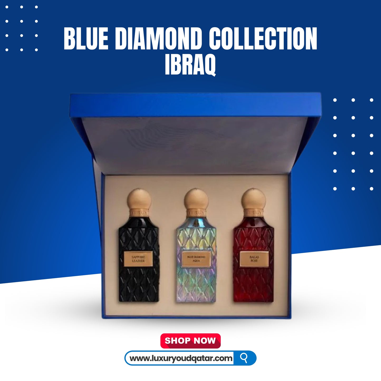 BLUE DIAMOND COLLECTION 3x75ml IBRAQ