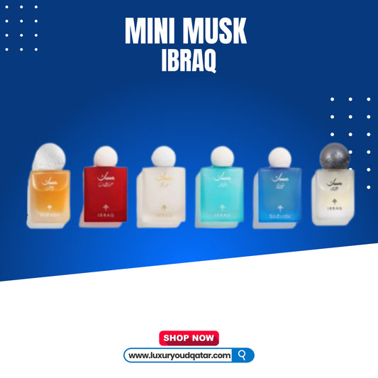 MINI MUSK PERFUME COLLECTION IBRAQ 6X10ML