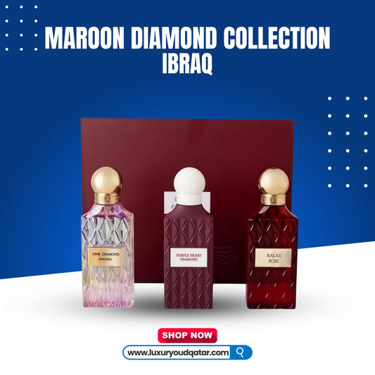 MAROON DIAMOND COLLECTION IBRAQ 3x75ml